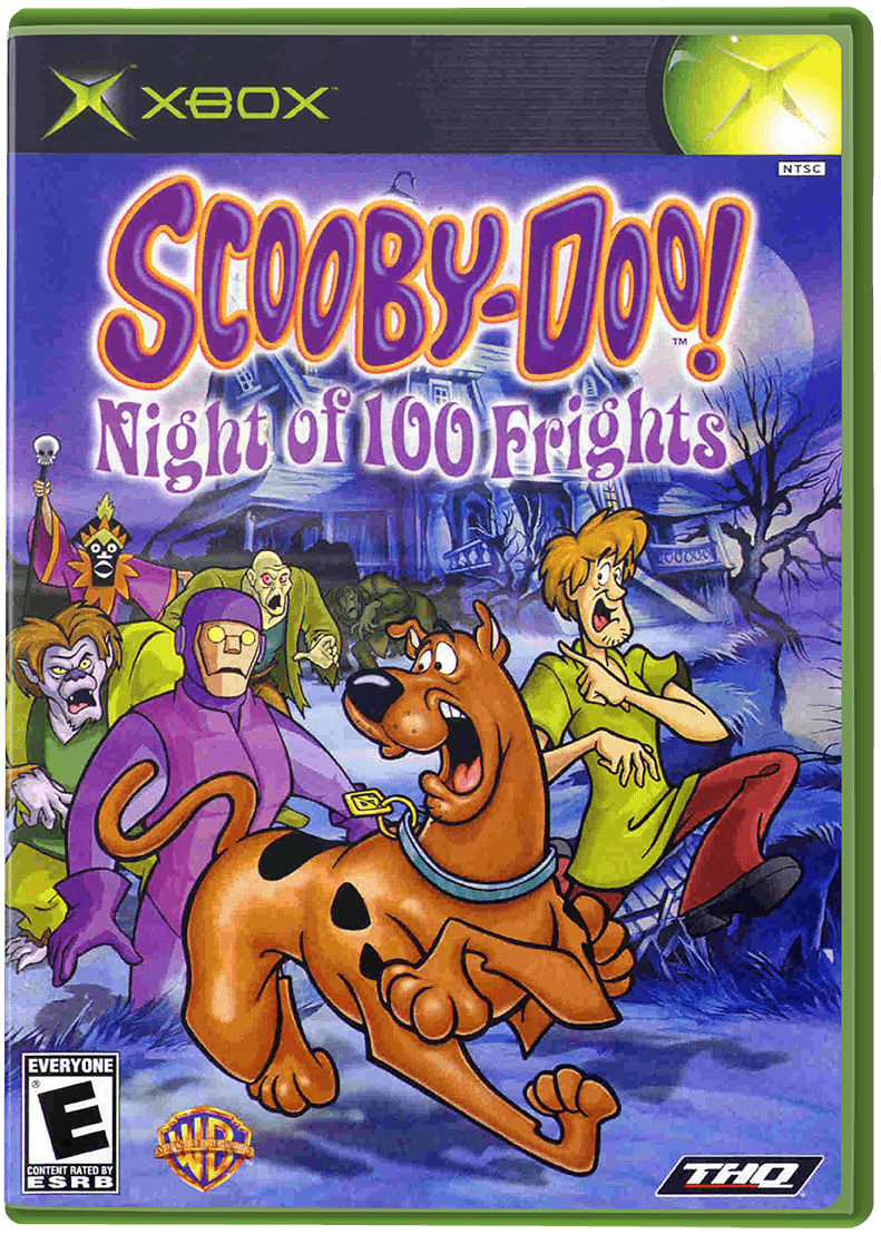 Scooby Doo Night of 100 Frights box art for Xbox